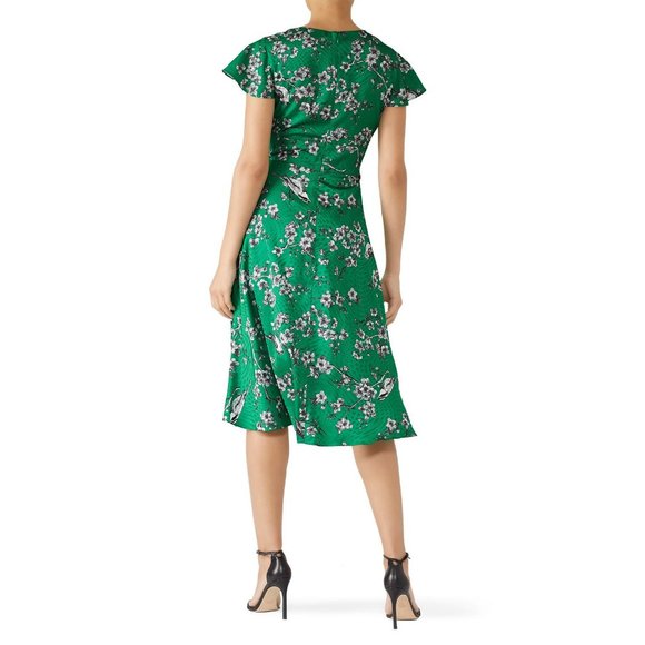 Hutch Green Floral Midi Dress - Picture 4 of 10